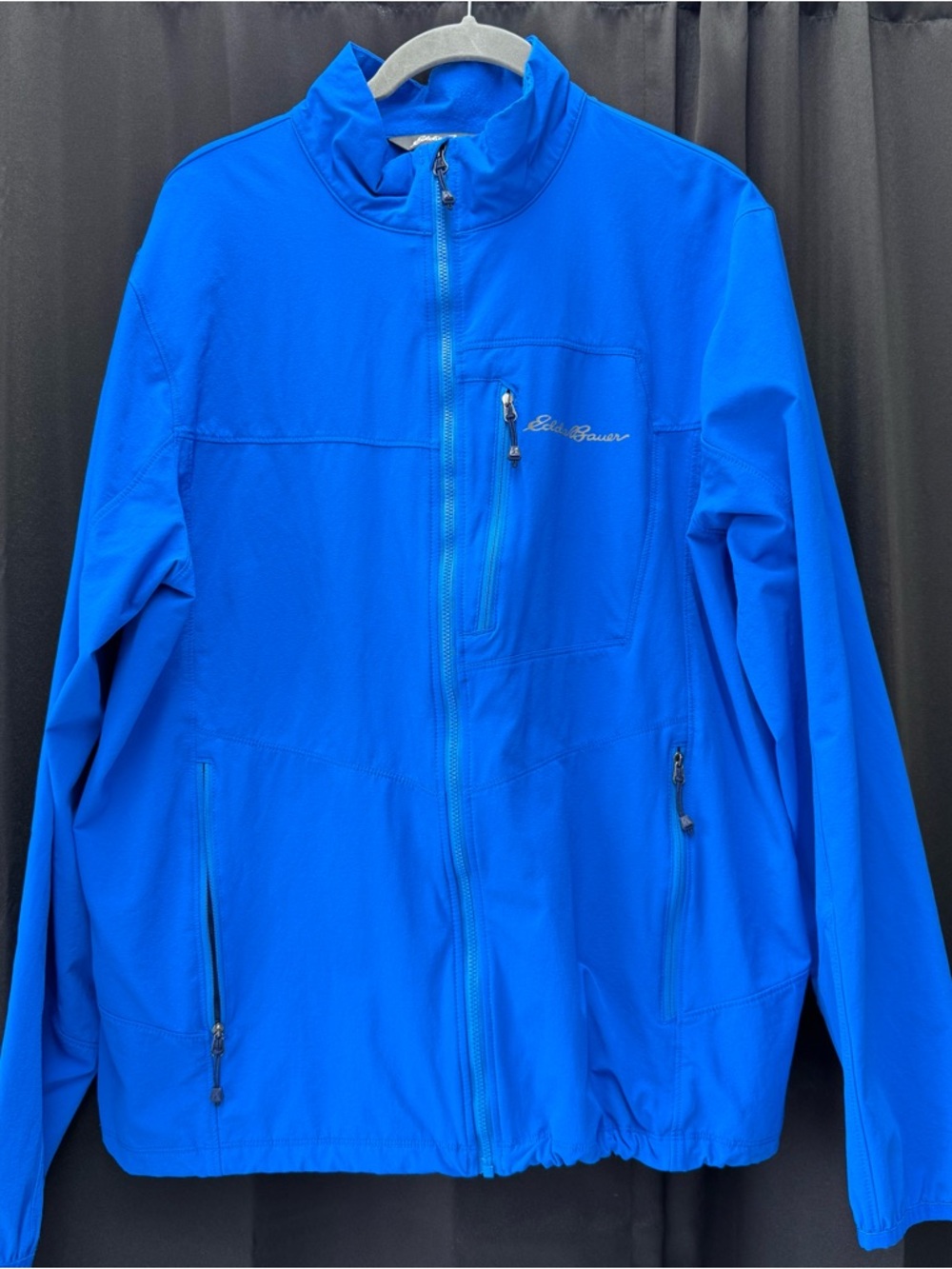 Eddie Bauer Royal Blue Windbreaker Jacket